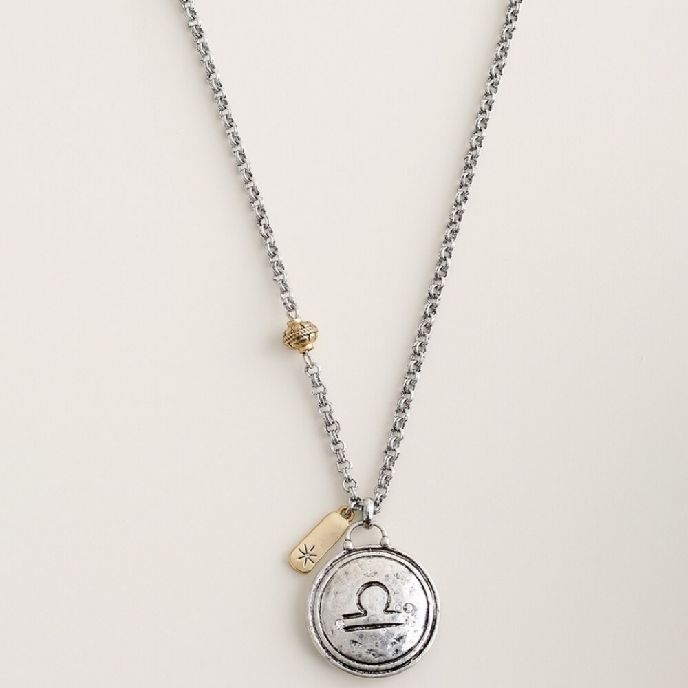 CHICO'S ZODIAC LIBRA NECKLACE - Picture 2 of 3